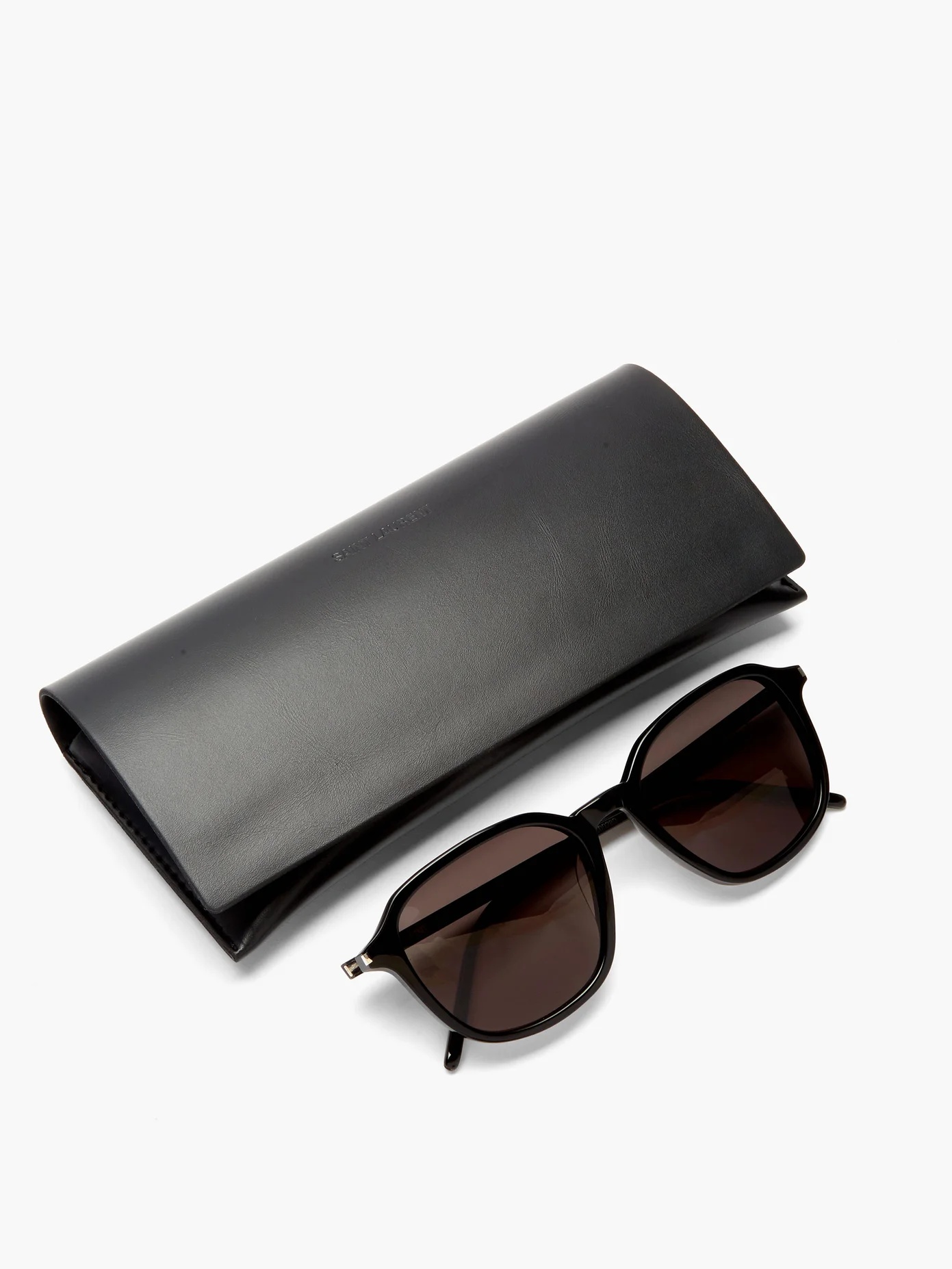 Square acetate sunglasses - 5