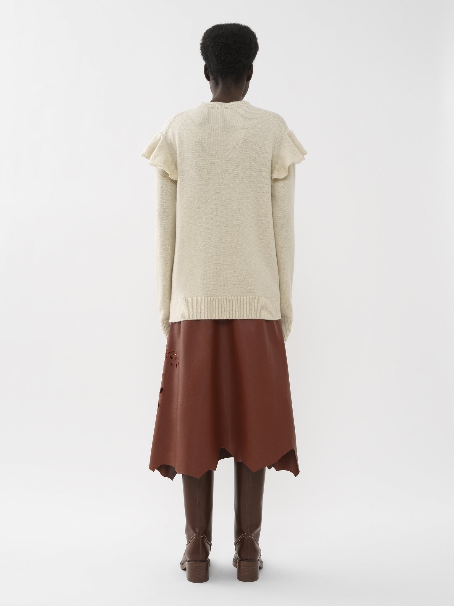 RUFFLED SWEATER - 5