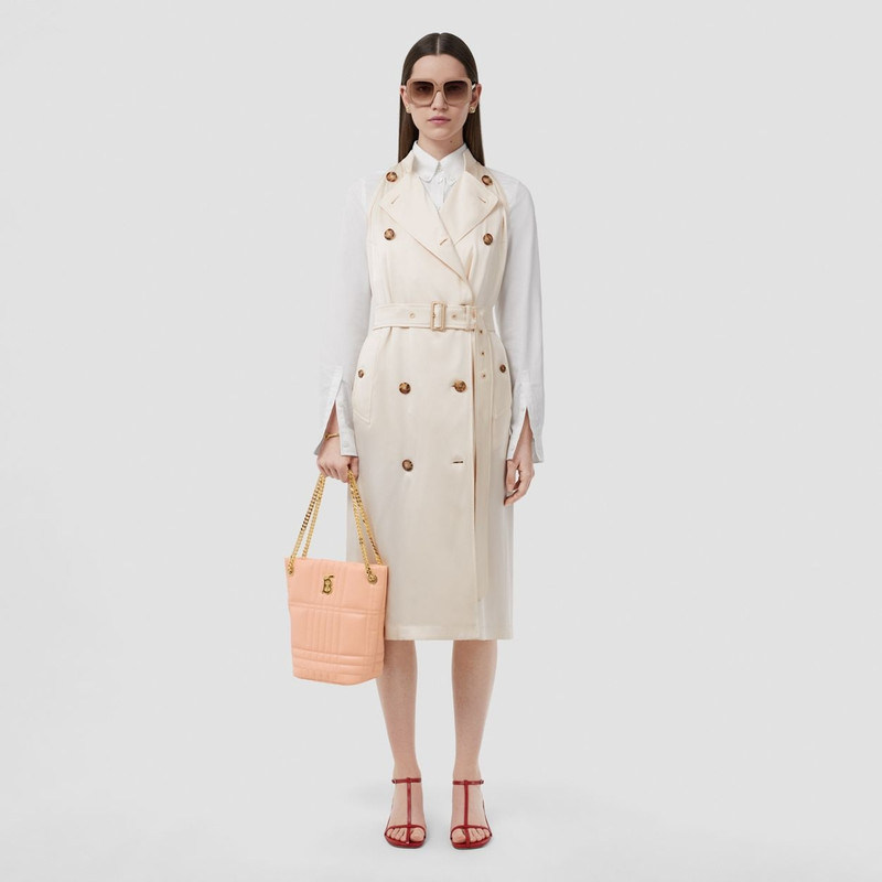 Small Quilted Lambskin Lola Bucket Bag 6