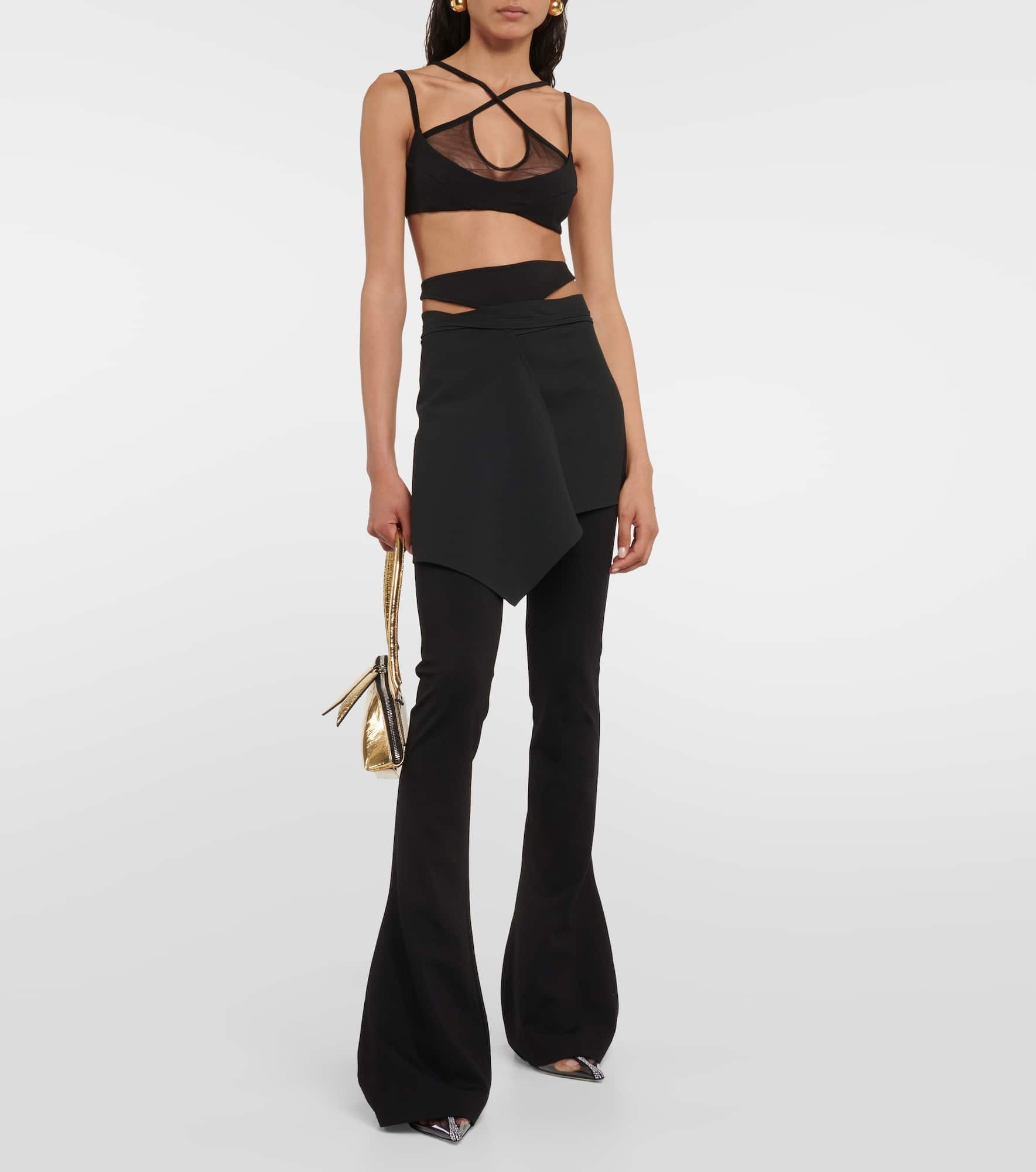 Crossed straps bra - 2