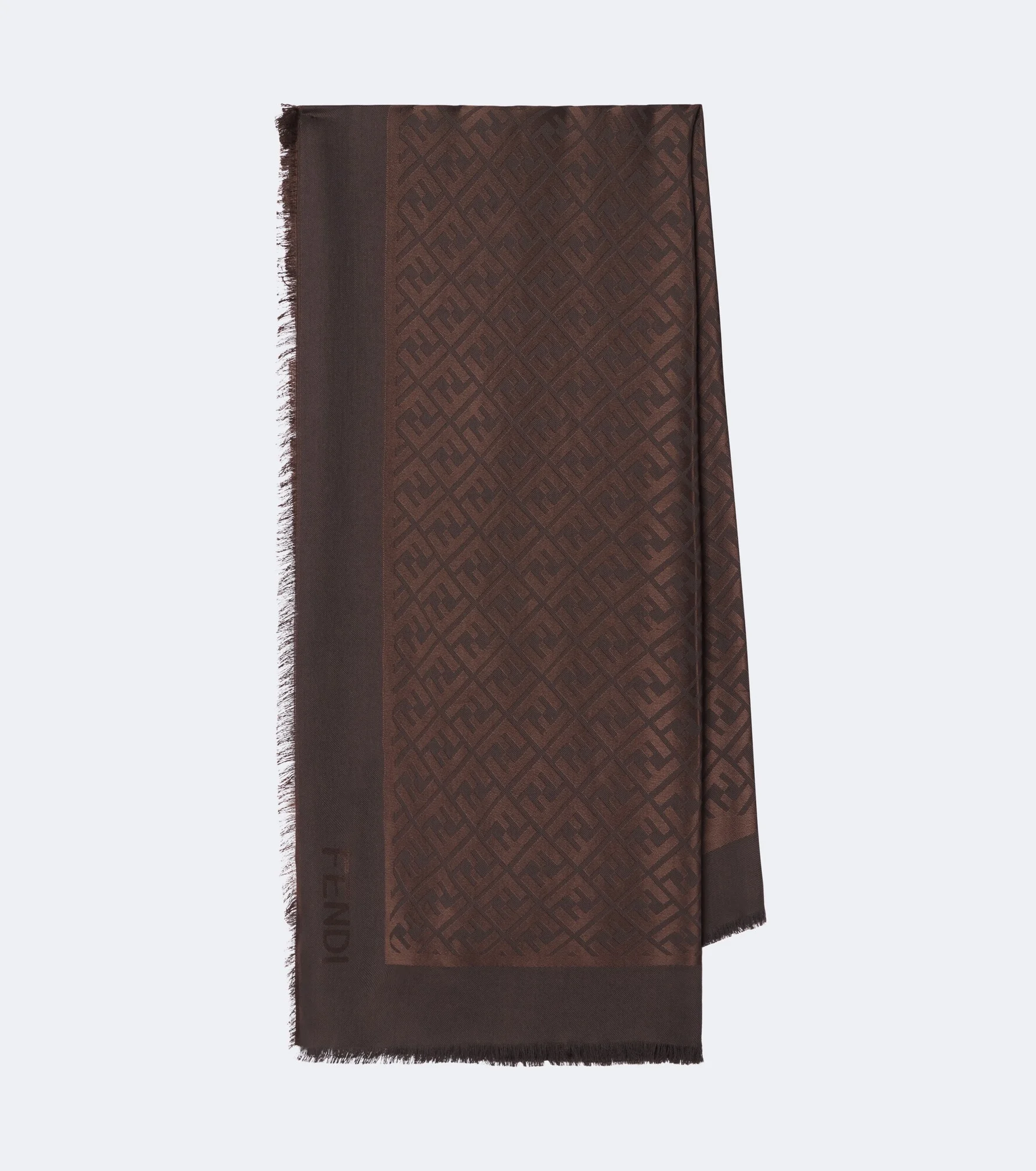 FF silk and wool shawl - 1