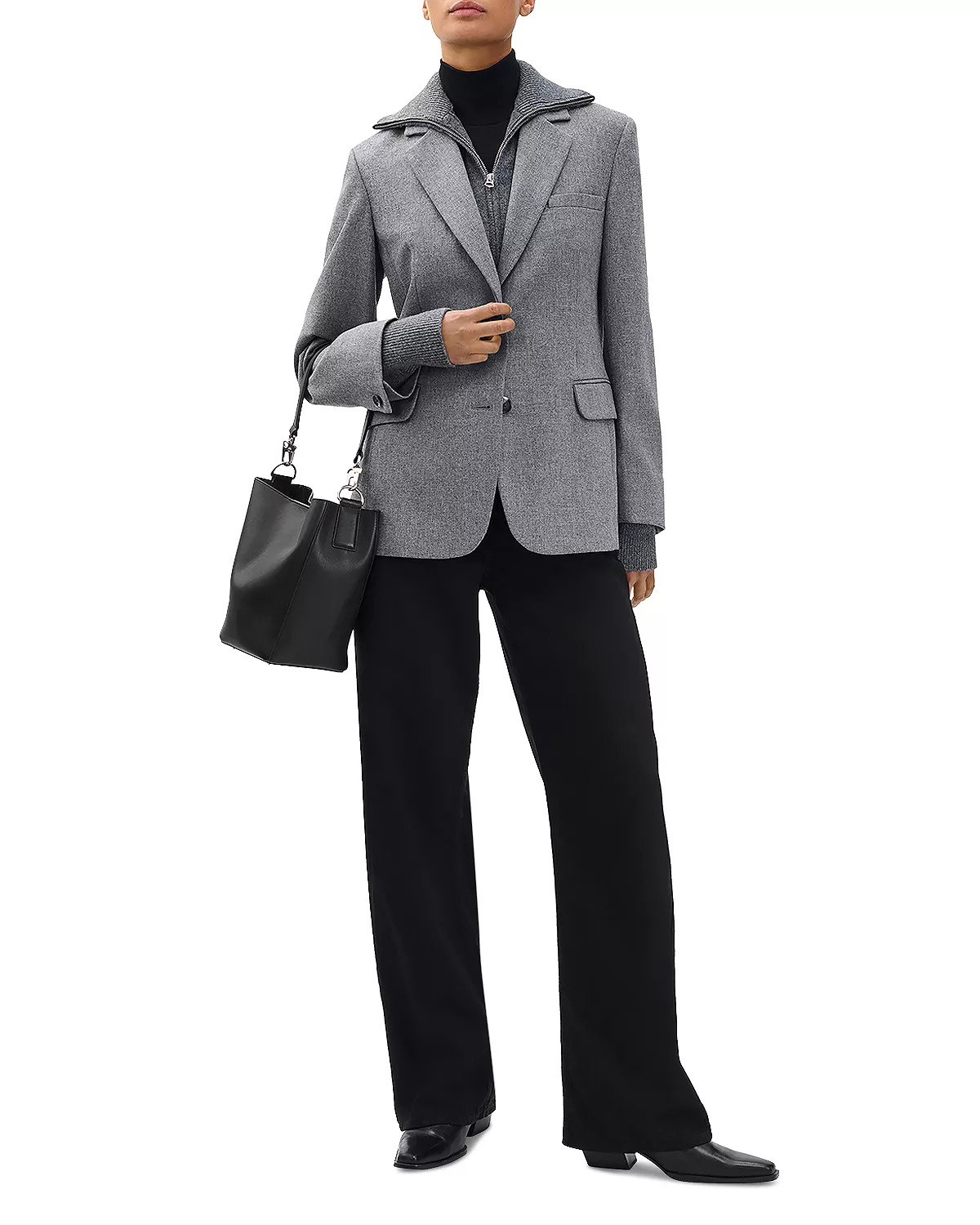 Cody Knit Cuff Blazer - 2
