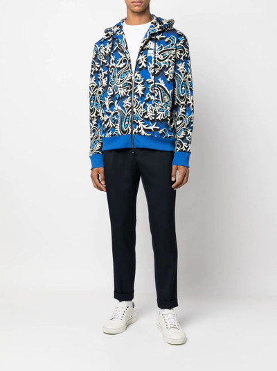 Etro turn-up hem tapered trousers outlook