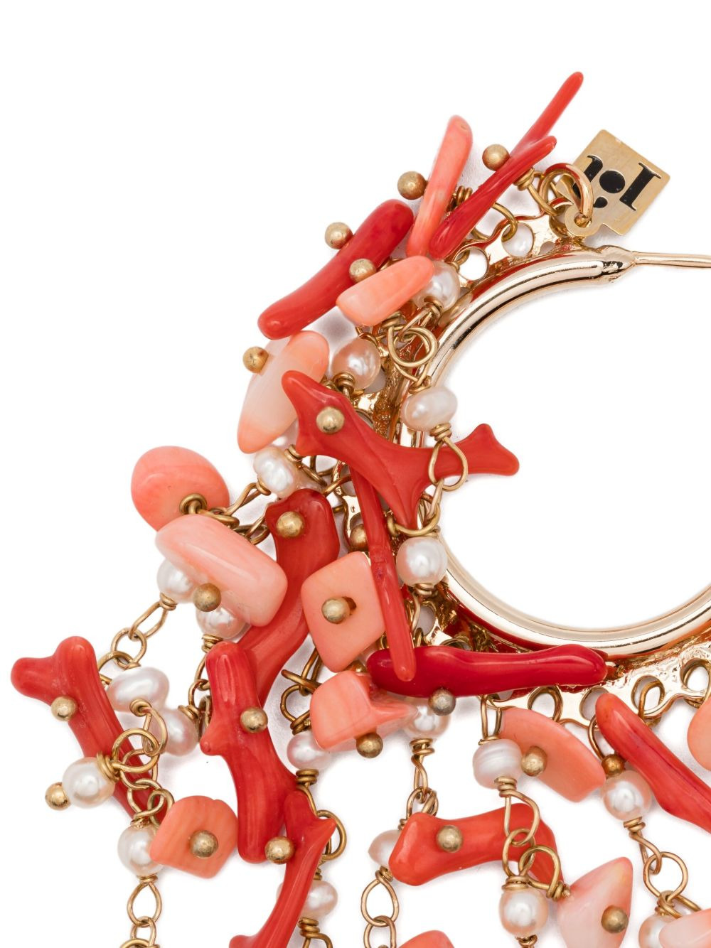 corals hoop earring - 2