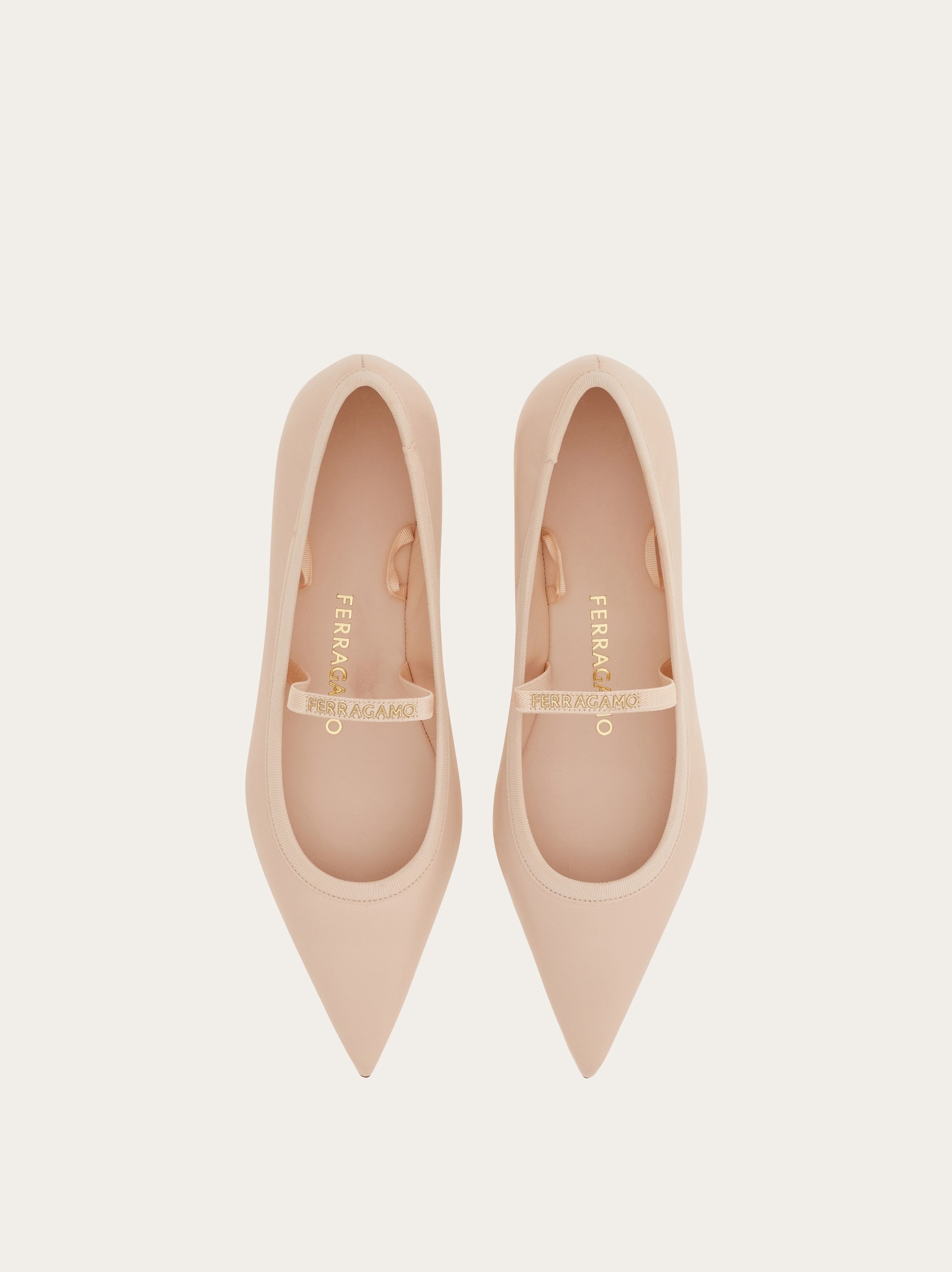 Ballet flat with ankle ribbon - 2