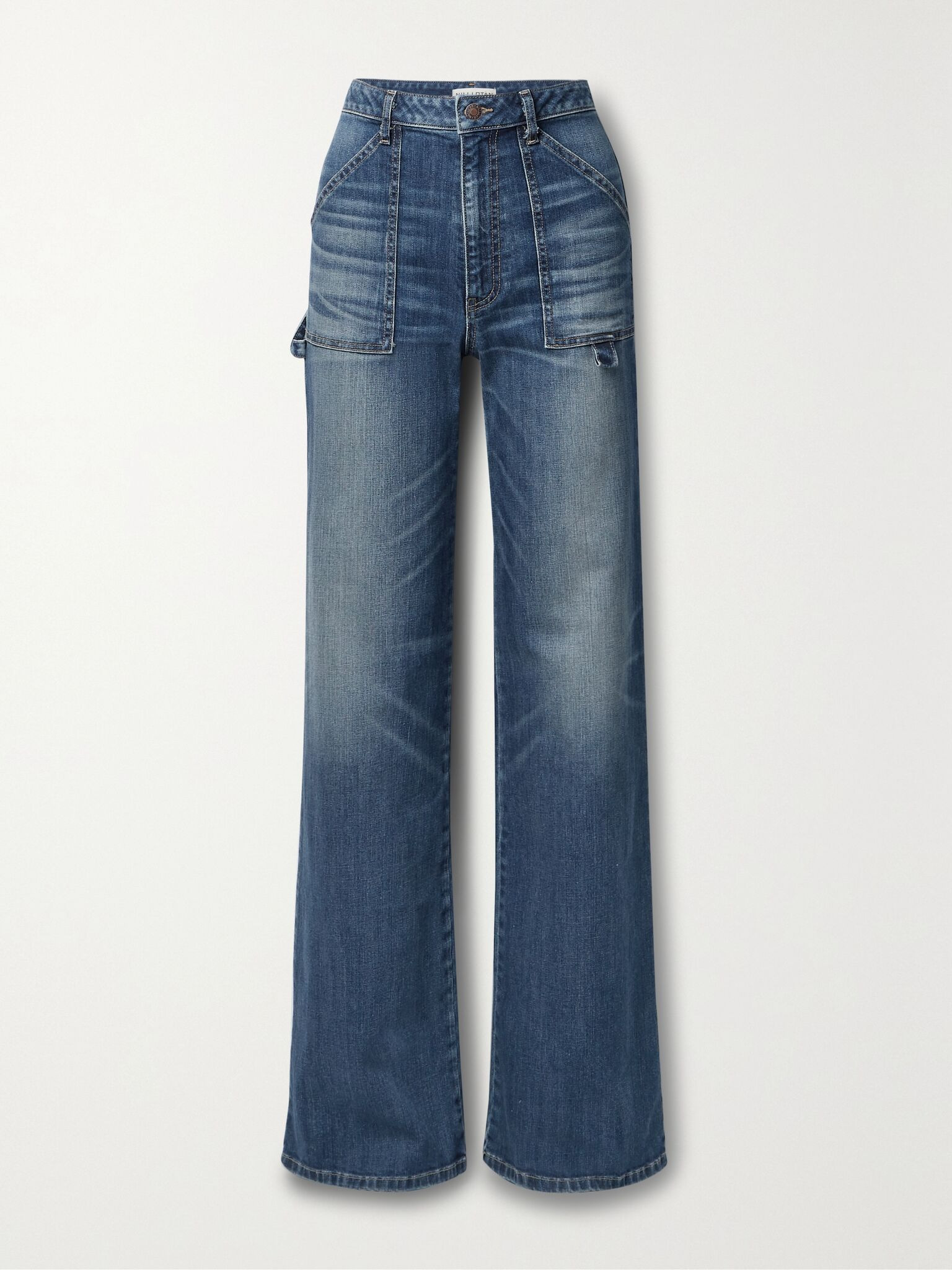 Quentin high-rise wide-leg jeans Blue - 1
