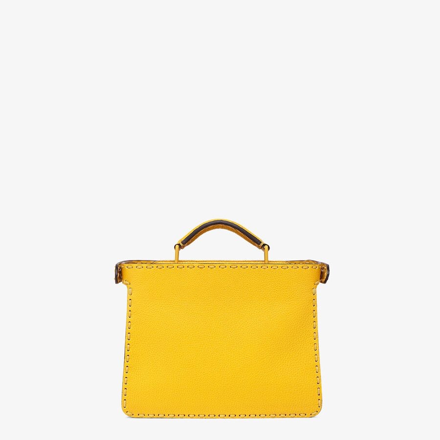 Yellow leather bag - 4
