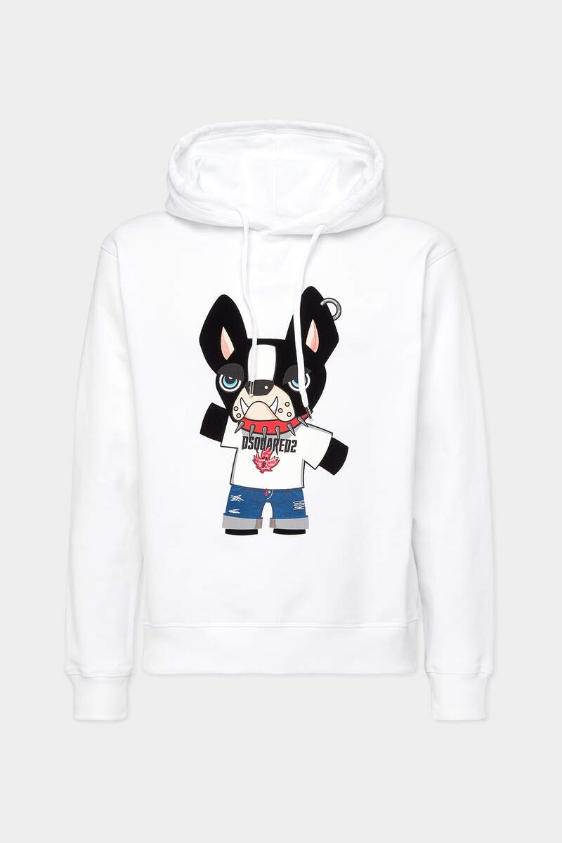 DSQUARED2 PRINTED CIRO COOL FIT HOODIE SWEATSHIRT | REVERSIBLE