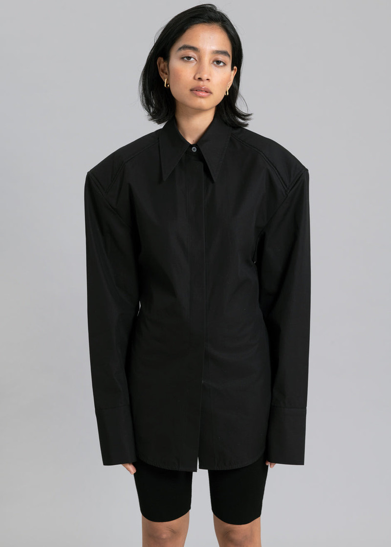Bec Padded Shirt - Black 6