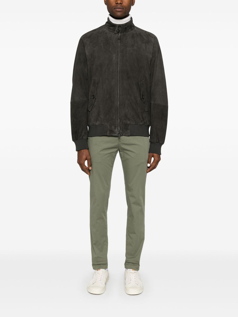 Baracuta G9 Harrington panelled suede jacket outlook