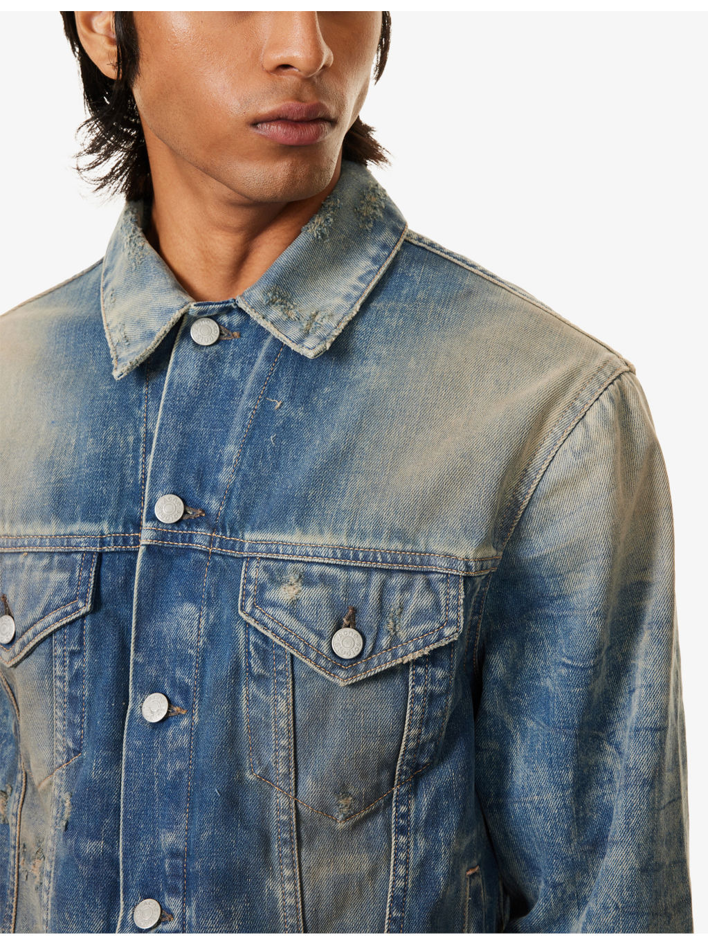 Rye U Goldmine Patch-Pocket Denim Jacket - 5