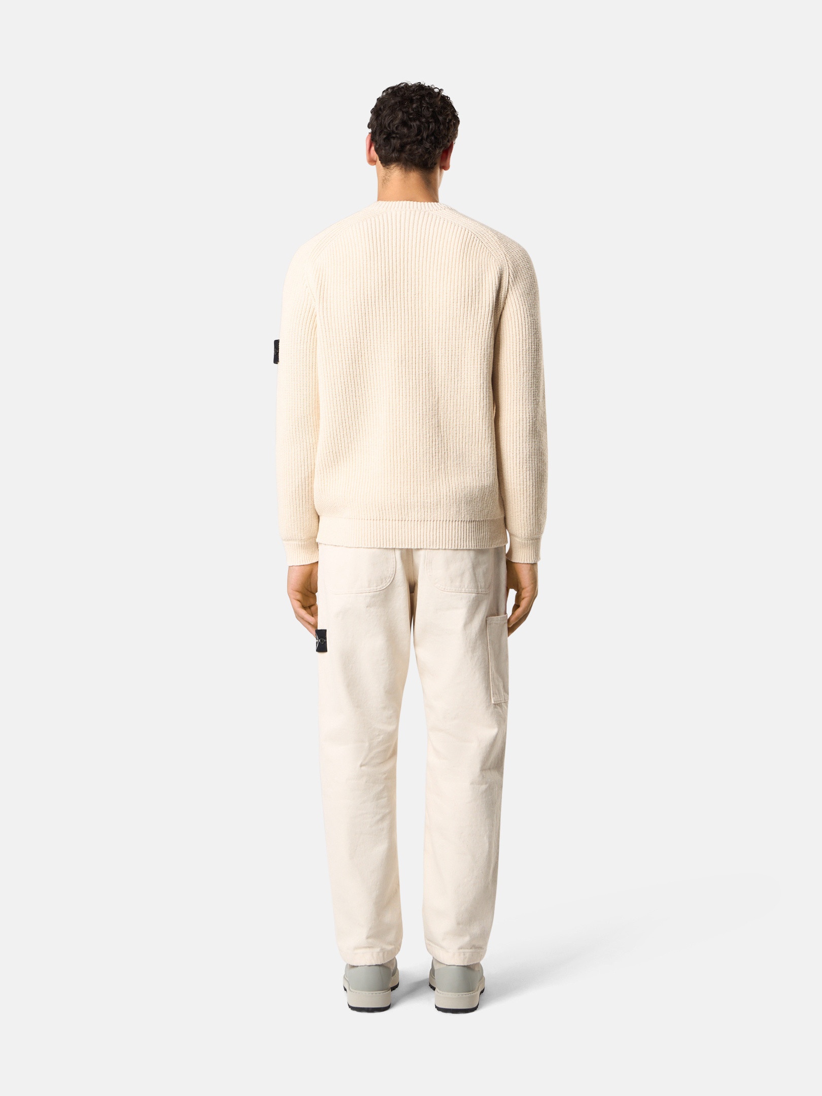 3100001 NATURAL COTTON GABARDINE_STONE ISLAND RAW BEAUTY - 6