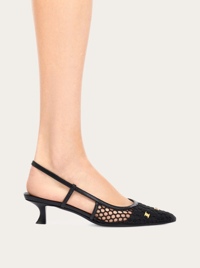 FERRAGAMO Vara chain slingback outlook