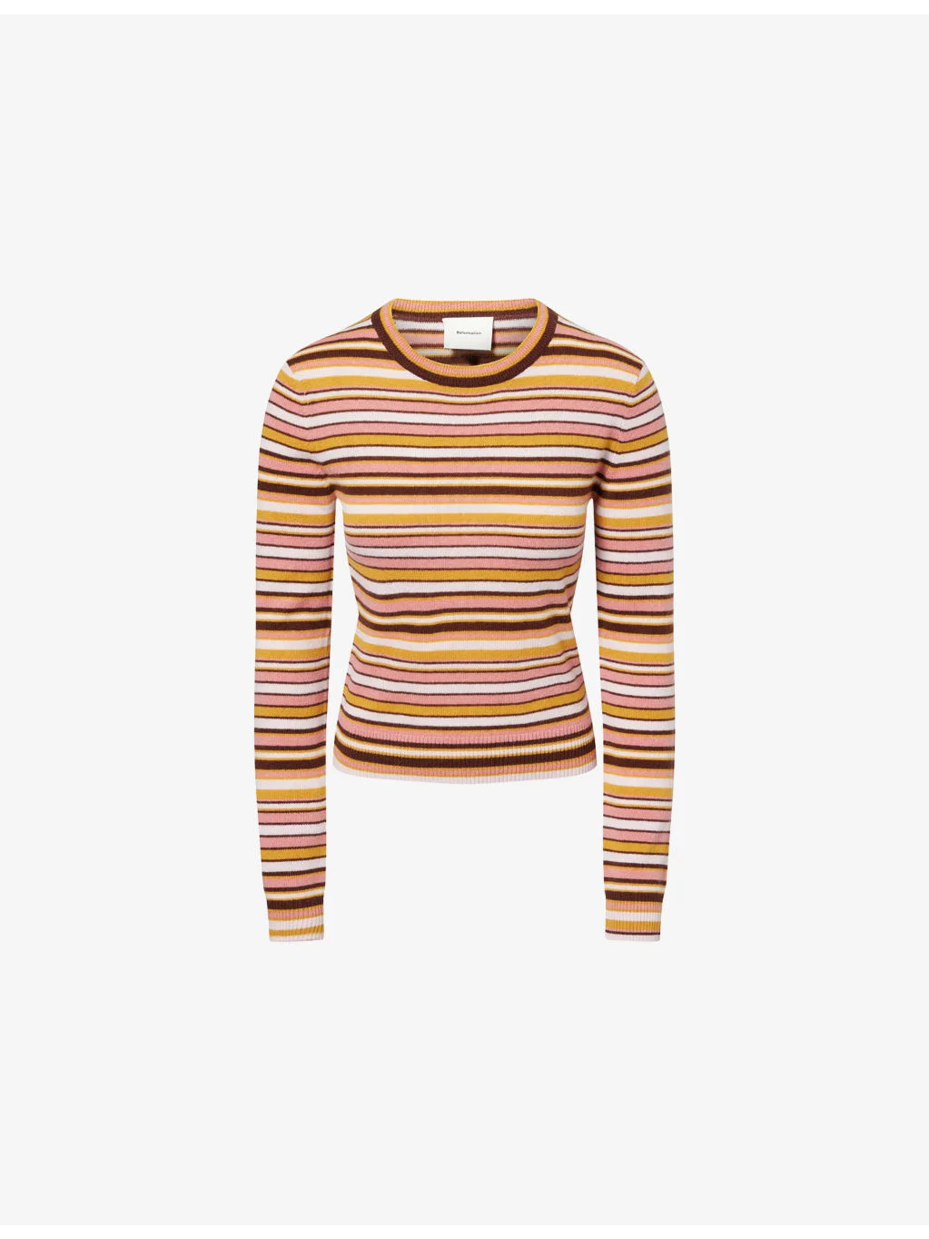 Lian Striped Cashmere Top - 1