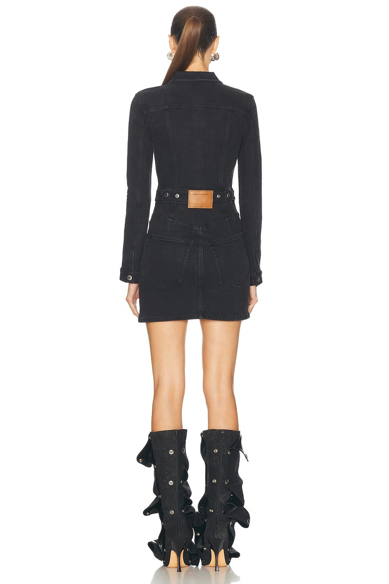 Alexander Wang Snap Front Mini Dress outlook