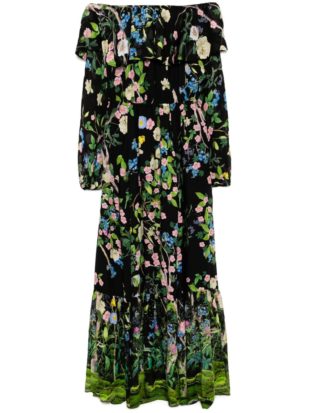 silk dress - 1