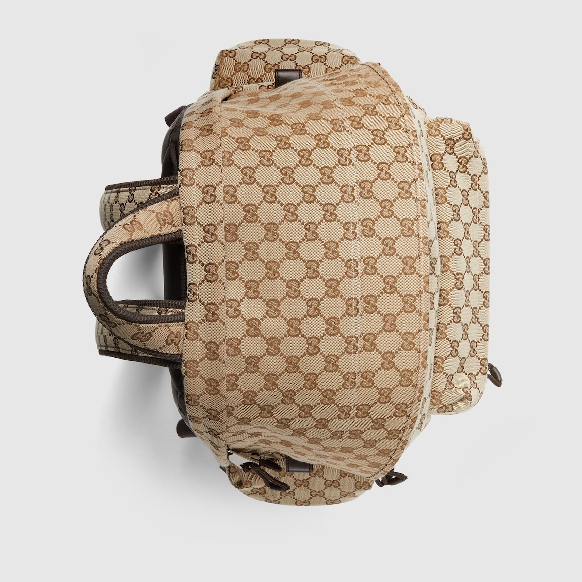 Large backpack with Gucci logo - 6