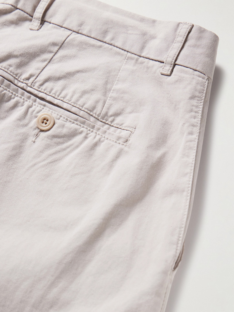 Taylor Straight-Leg Cotton-Gabardine Trousers 5