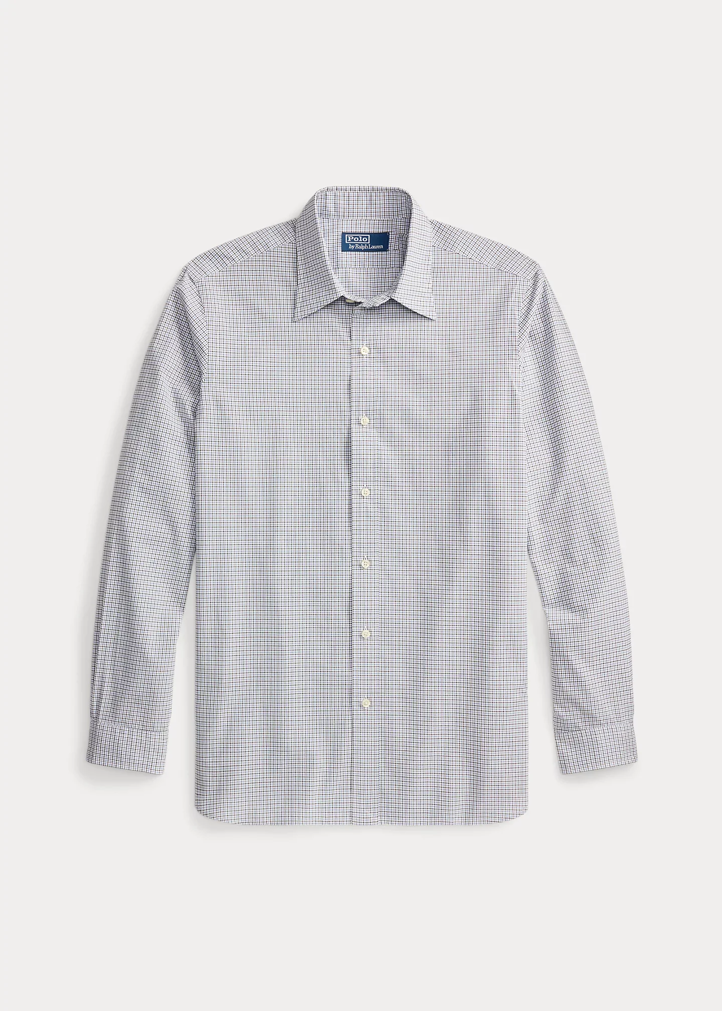 Classic Fit Checked Poplin Shirt - 1