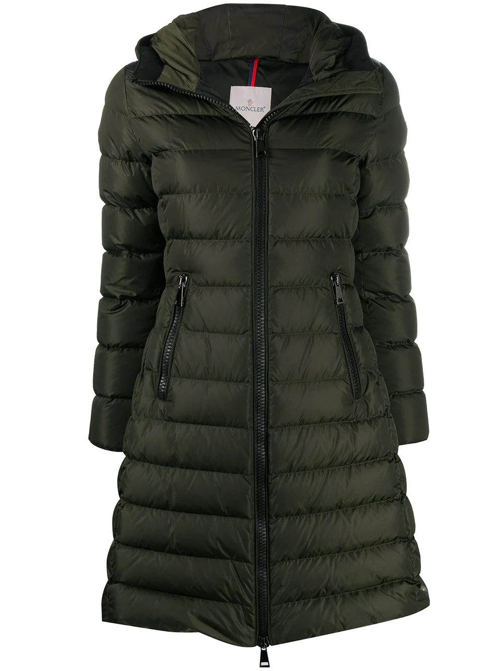 feather down puffer coat - 1