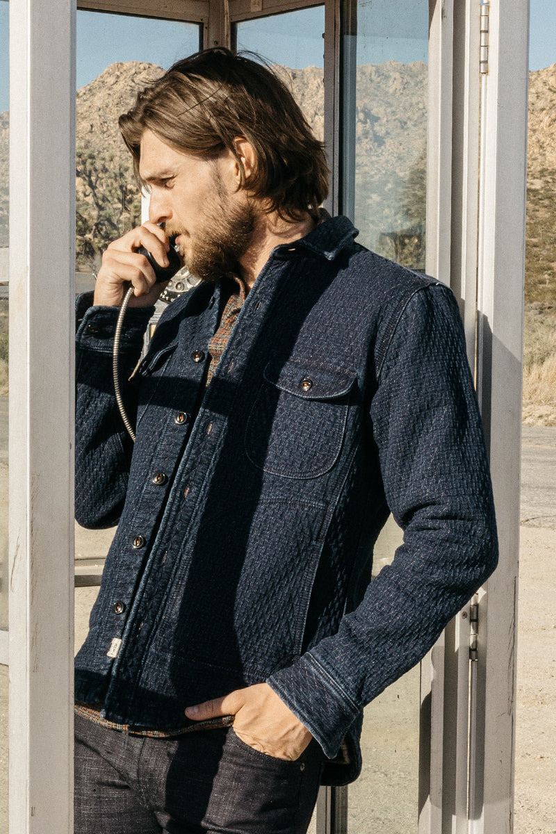 The Anvil Quilt Denim - Dark Indigo 1