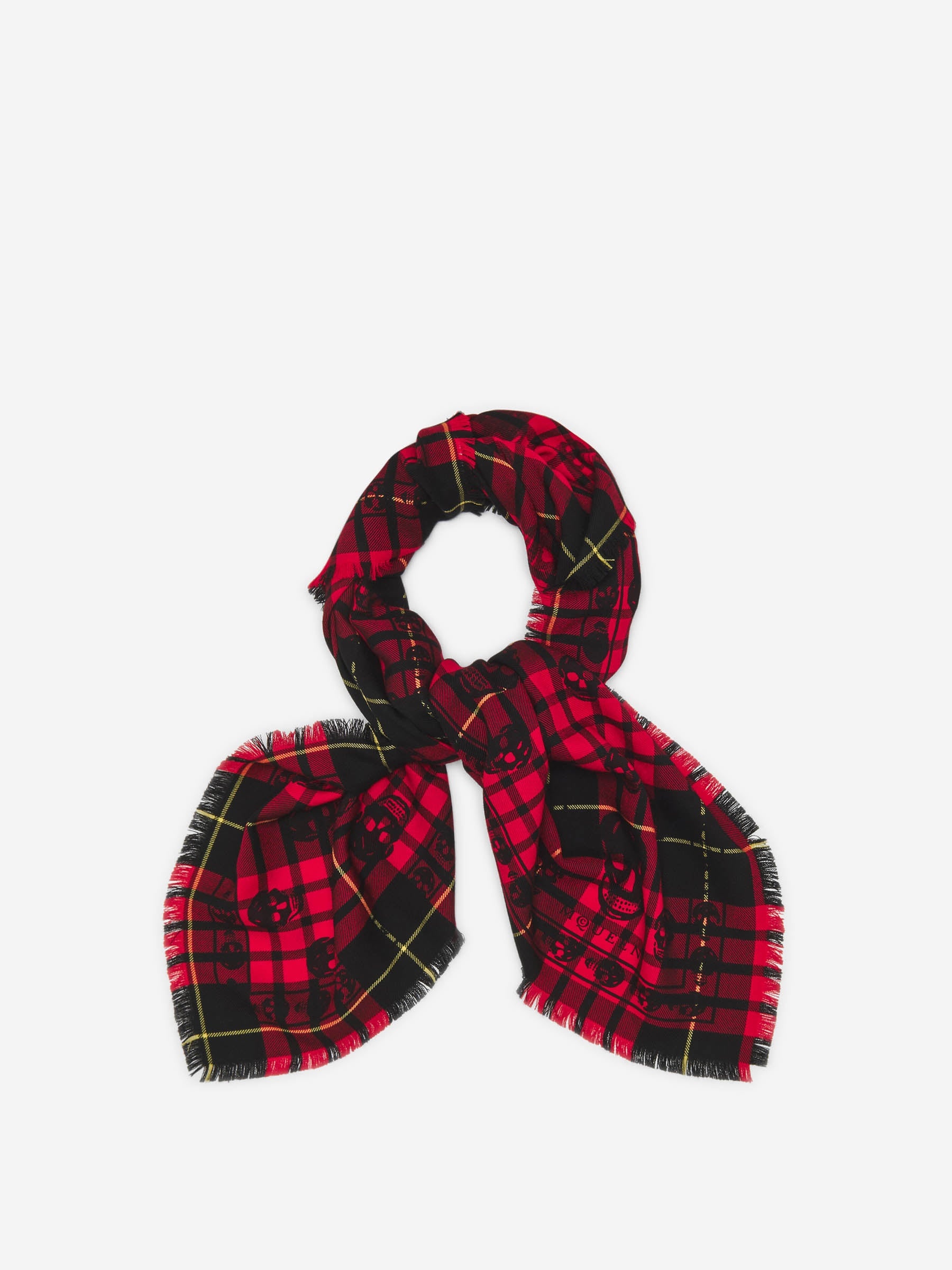 SKULL WOOL SCARF - 3