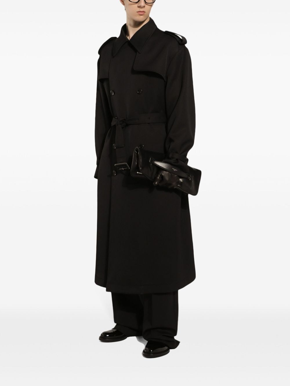 ピーコート Dolce & Gabbana Trench Patent leather trench coat in Red for Women | Dolce&Gabbana® US