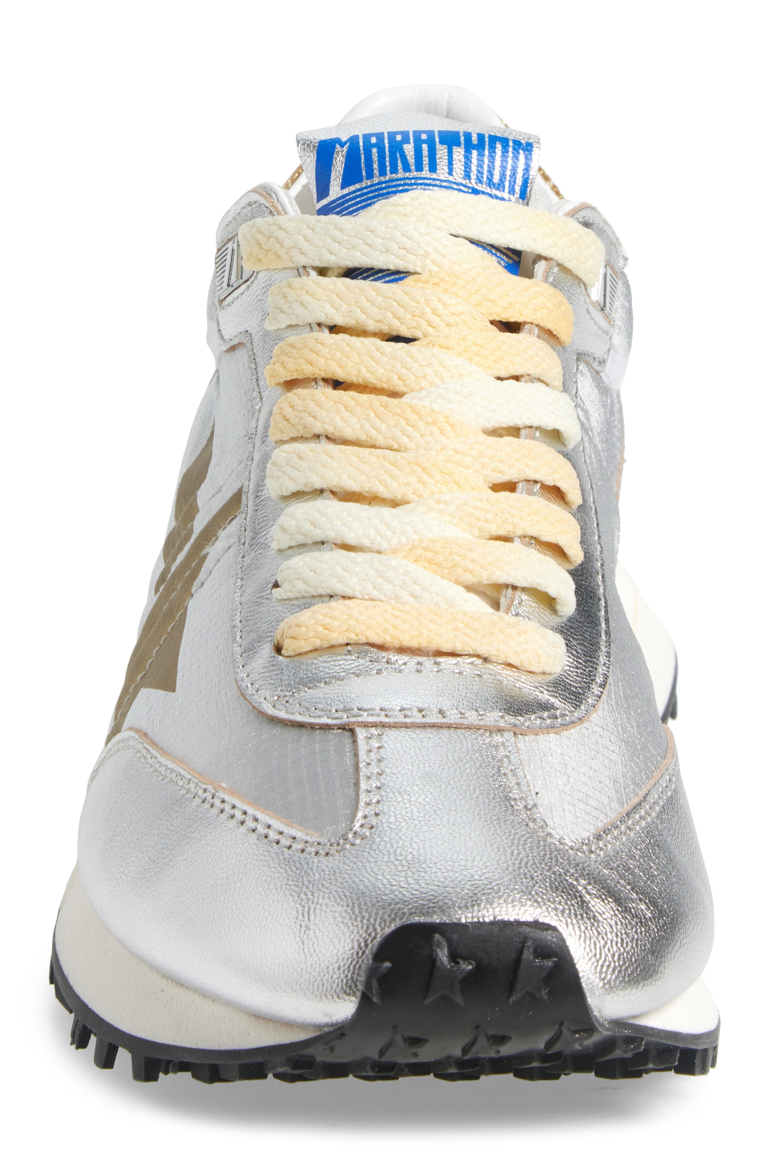 Golden Goose Marathon Sneaker in Silver/Gold at Nordstrom - 3