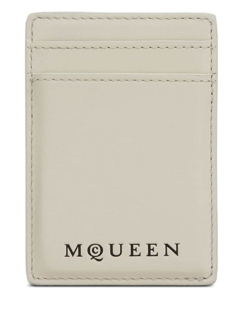 logo-detail leather cardholders 1