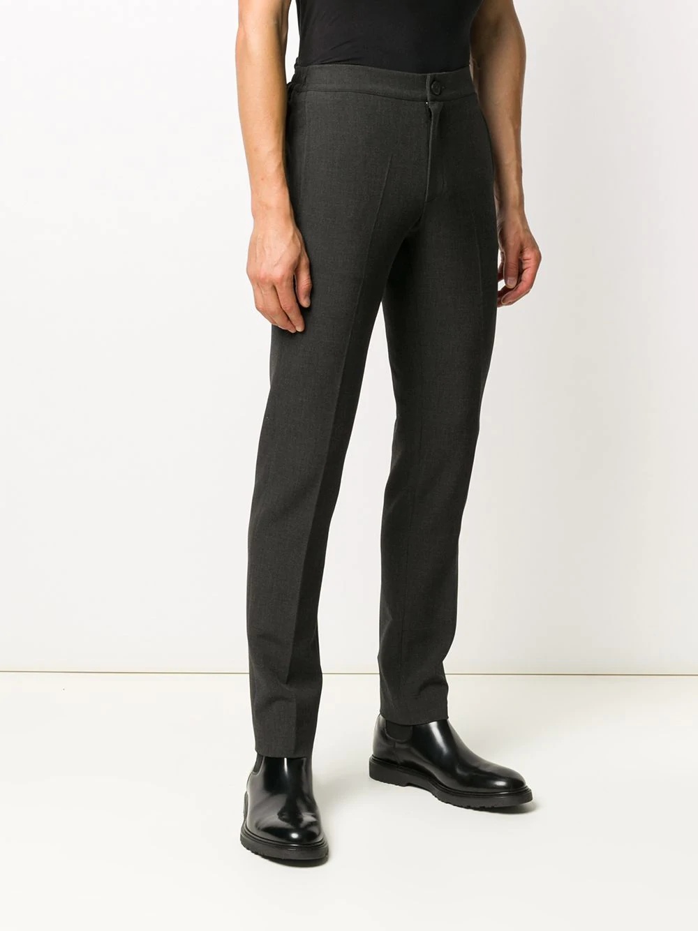 cotton tailored trousers - 3