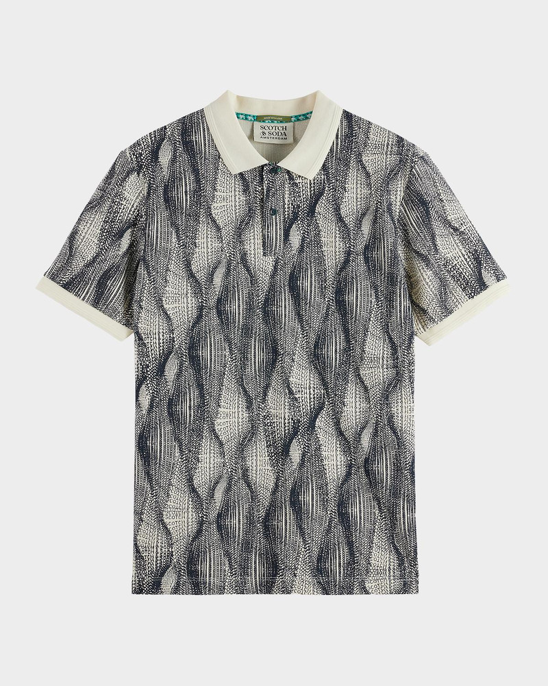 Men's Cotton Micro-Logo Classic Fit Polo Shirt 1