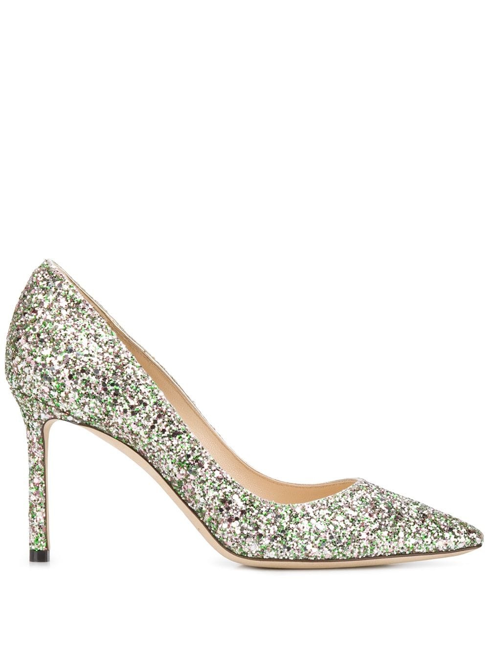 Love 65mm glitter pumps - 1