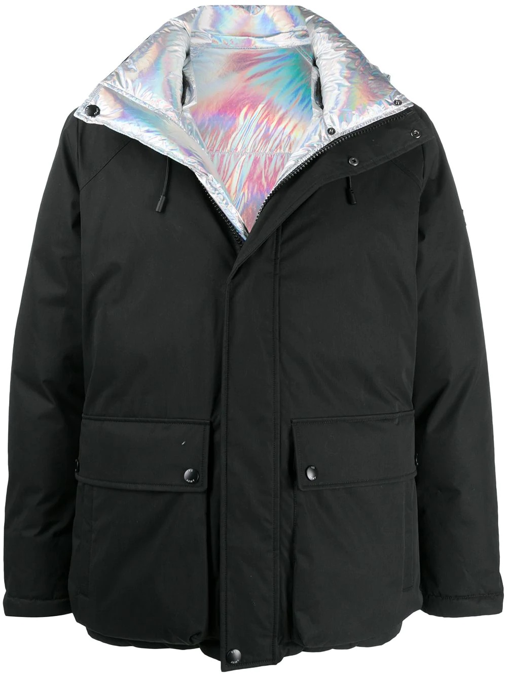 padded hooded jacket - 1