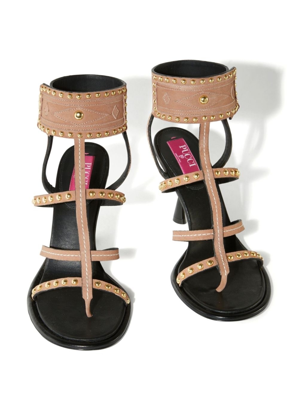 Emilia stud-embellished sandals - 5