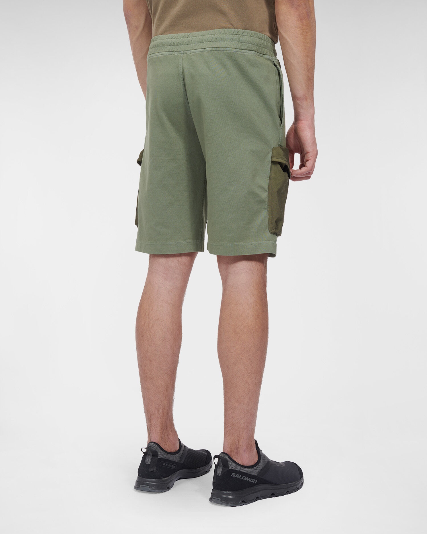 Heavy Jersey Mixed Cargo Shorts - 4