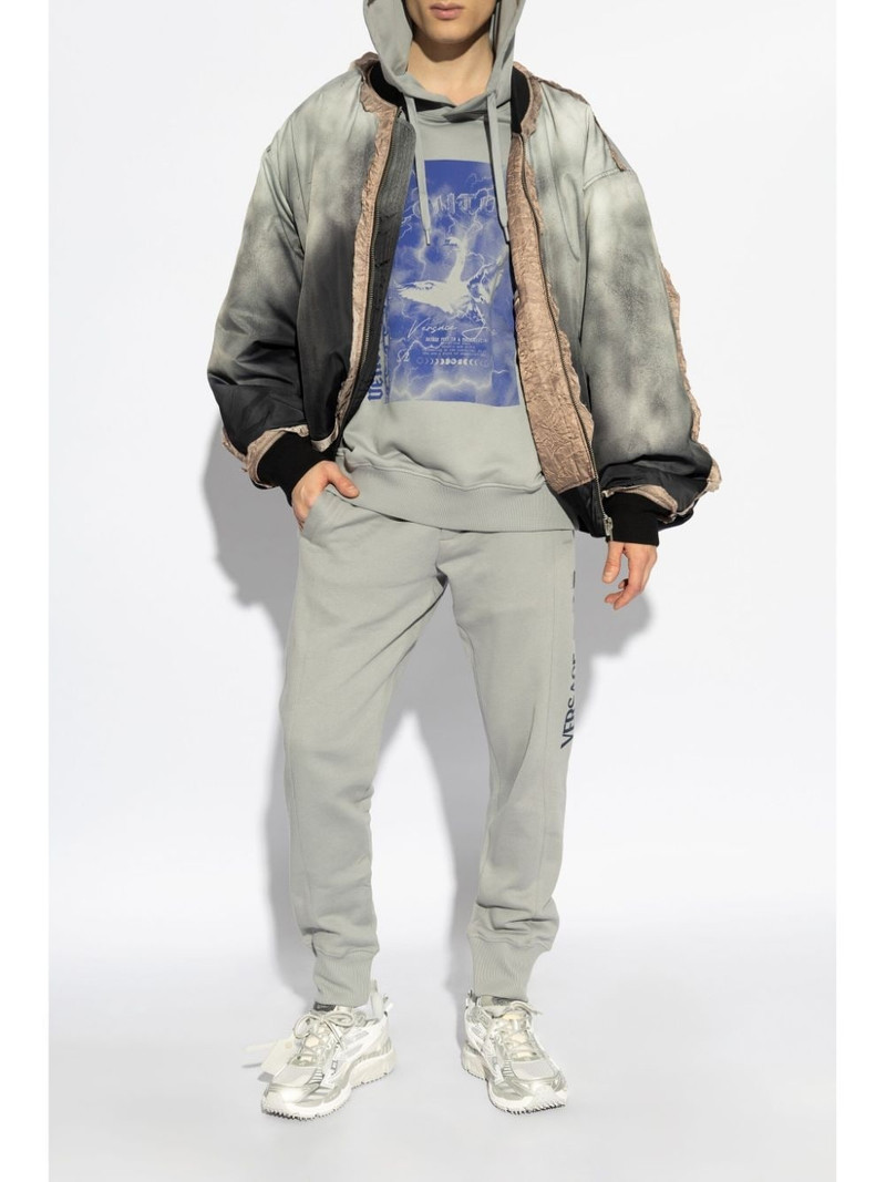 VERSACE JEANS COUTURE Swan logo hoodie outlook