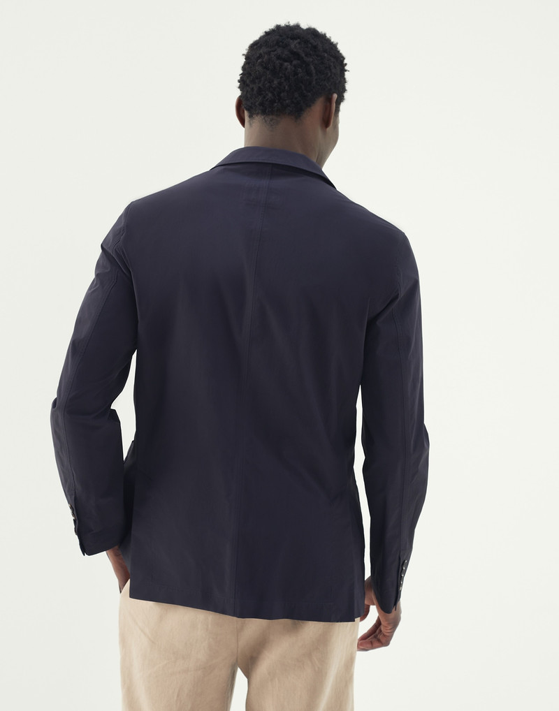 Water-resistant microfiber outerwear blazer 2