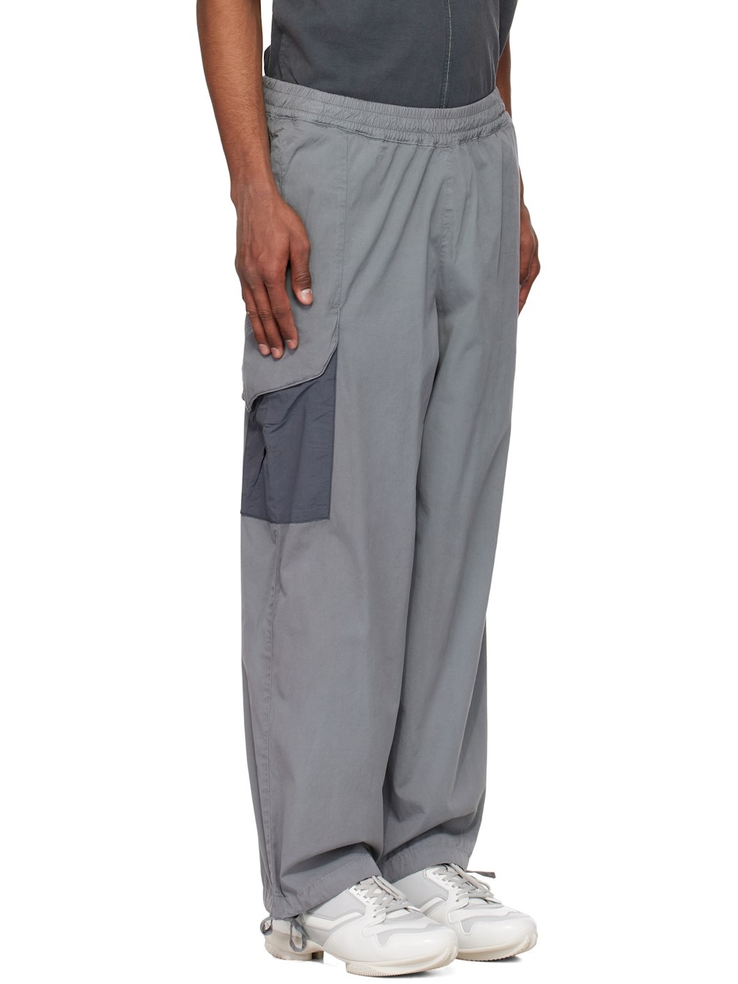 Gray Brunswick Cargo Pants - 2