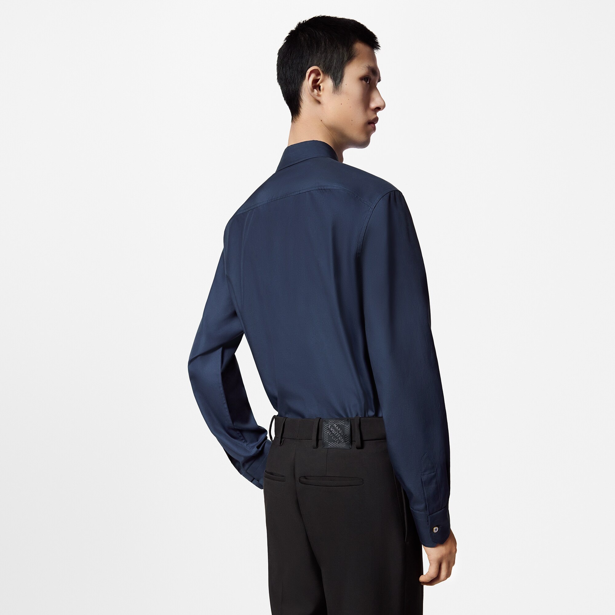 Embroidered Long-Sleeved Cotton Shirt - 5