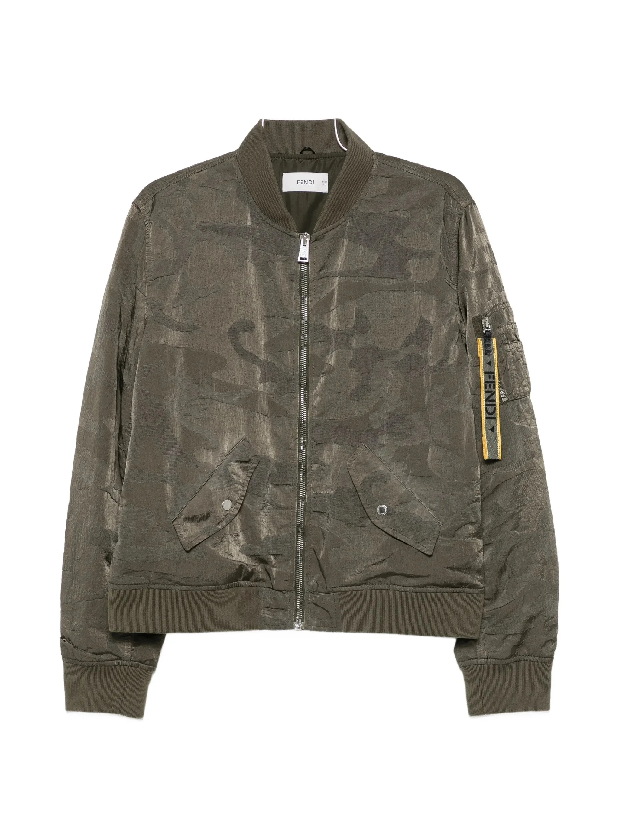 Fendi Camouflage-pattern Bomber Jacket - 1