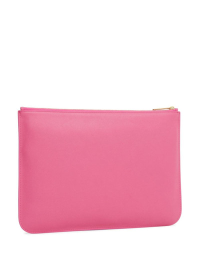 Mansur Gavriel Everyday leather zipped clutch outlook
