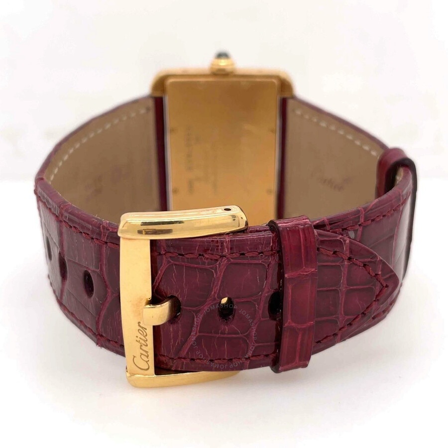 Pre-owned Cartier Divan Whtie Dial Ladies Watch W6300856 - 2
