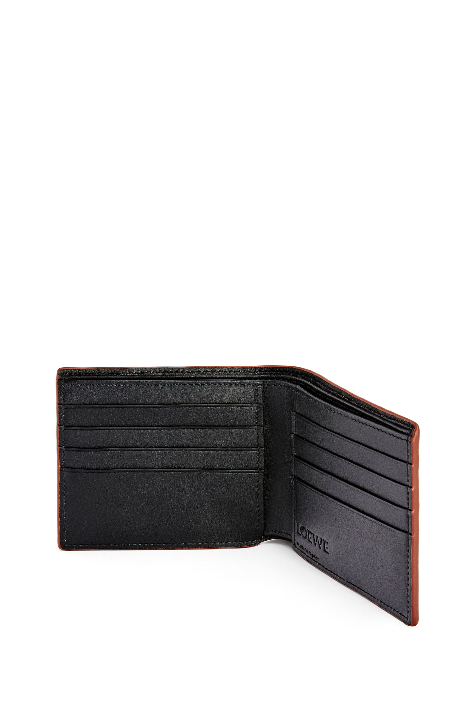 Puzzle stitches bifold wallet in smooth calfskin - 3