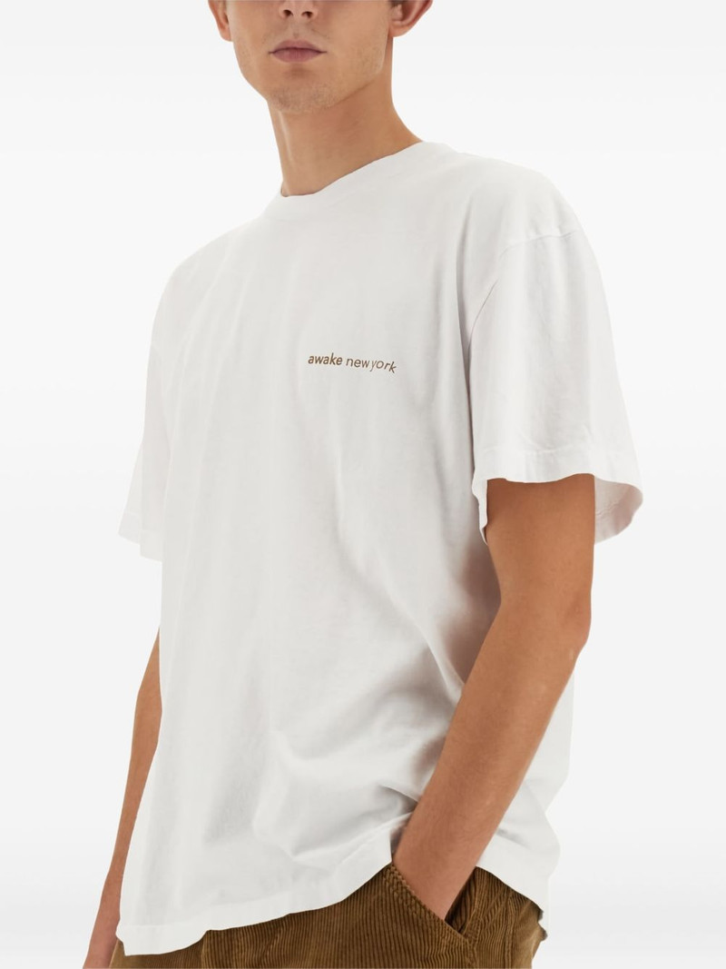 back-print cotton T-shirt 3