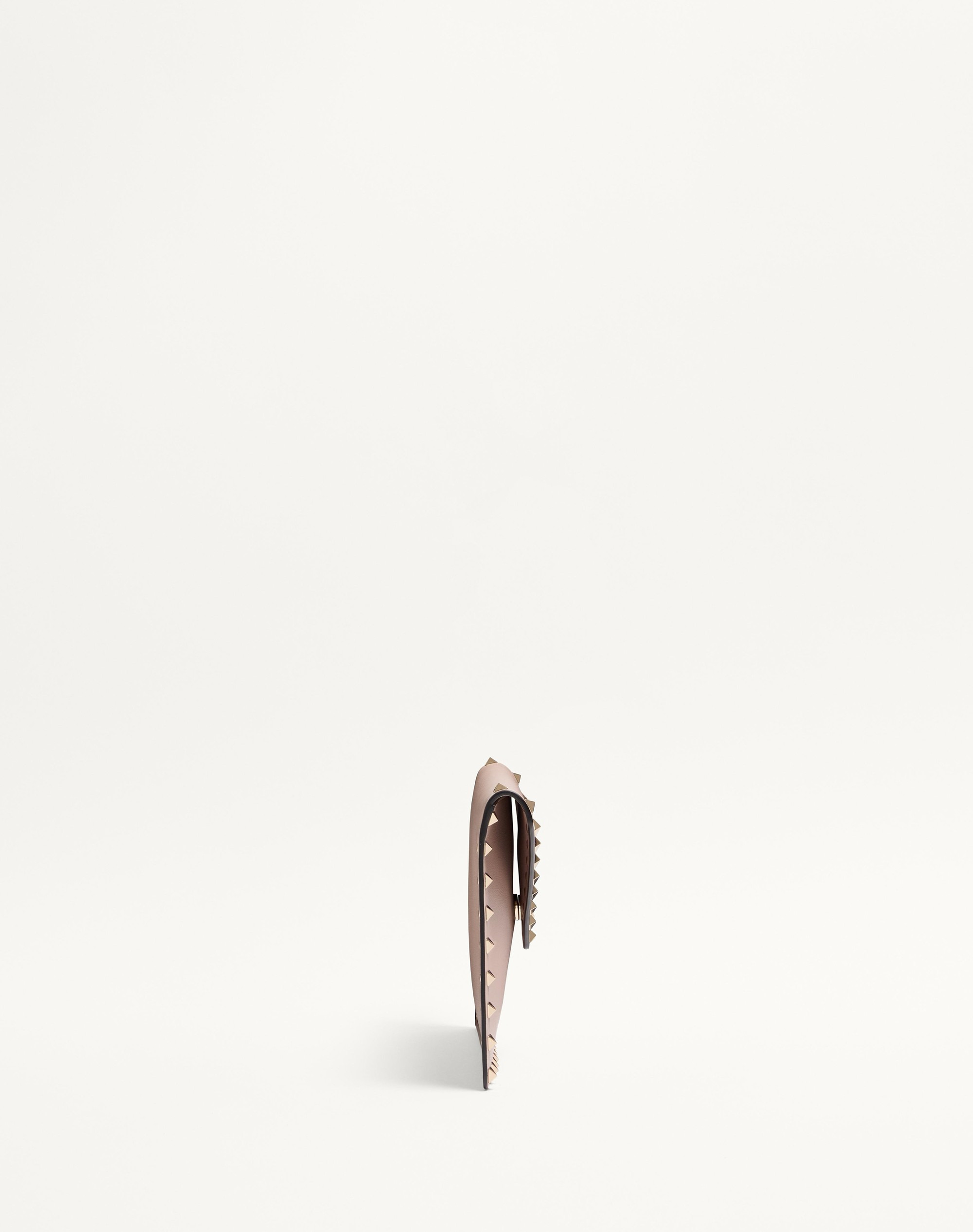 ROCKSTUD CALFSKIN POUCH - 3