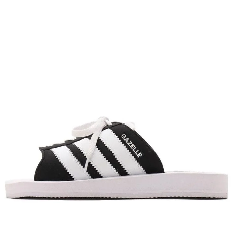 (WMNS) adidas GAZELLE BEACH Slides 'White Black' JQ7421 - 1