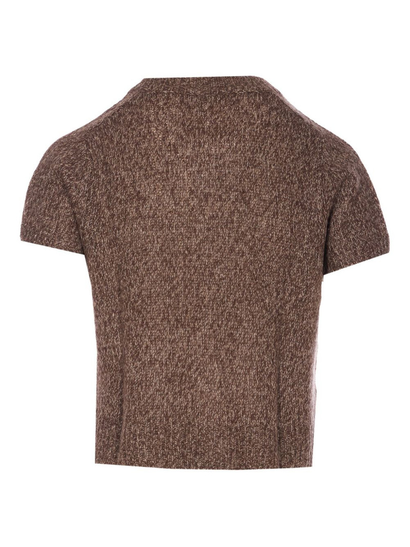 LISA YANG knitted crewneck blouse outlook