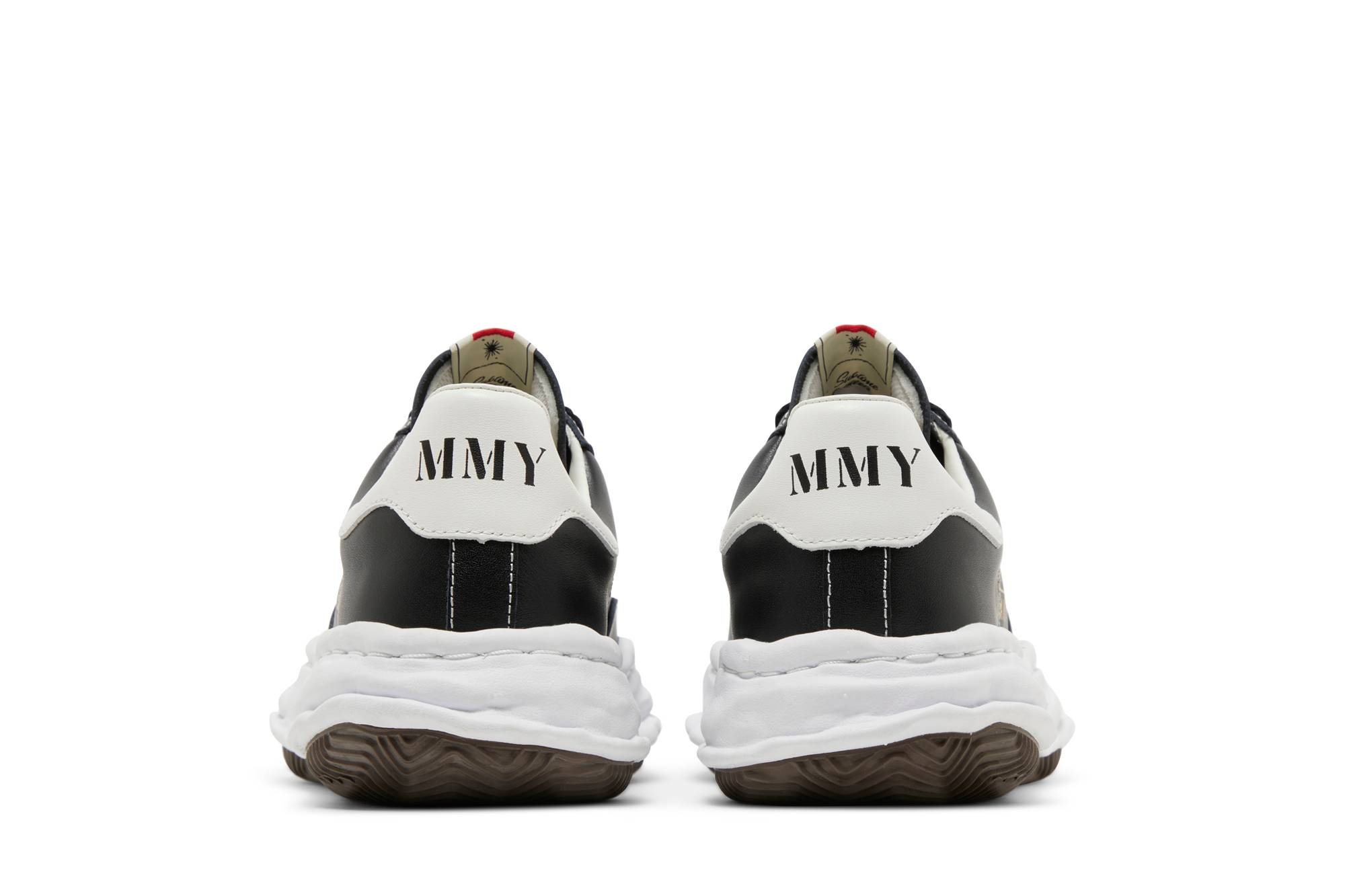 Maison Mihara Yasuhiro Blakey OG Sole Leather Low 'Black White' - 6