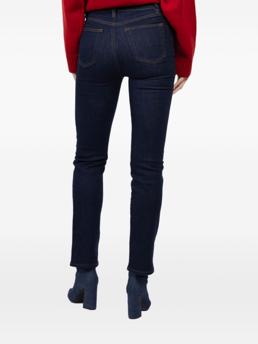 five-pocket design jeans - 4