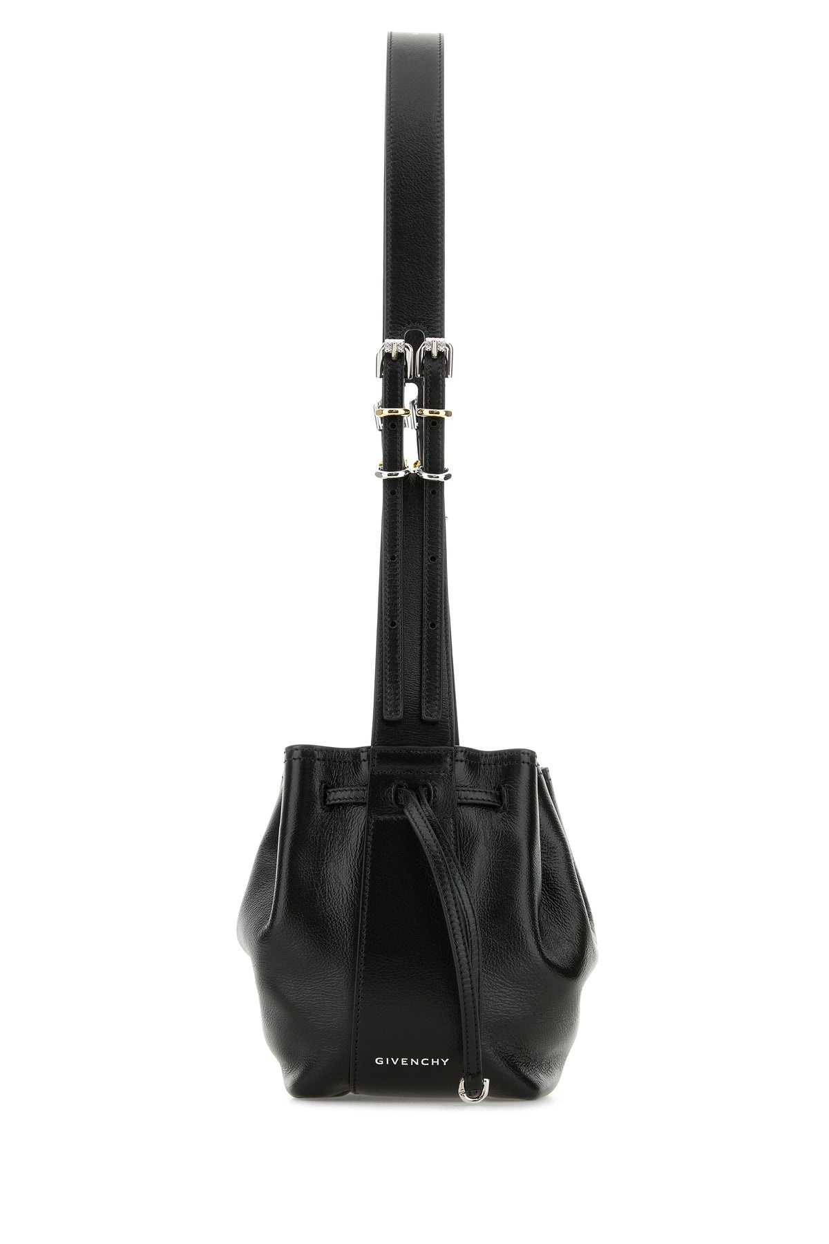 Black leather small Pumpkin crossbody bag - 3